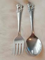 Vintage verzilverde kinder bestek Keltum, Antiek en Kunst, Antiek | Bestek, Ophalen of Verzenden