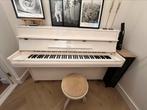 Piano, Lordson & Co. U810, wit hoogglans, Muziek en Instrumenten, Ophalen, Gebruikt, Wit, Hoogglans