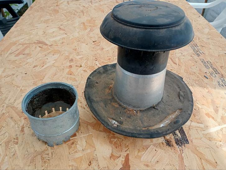 Ontluchtingskap dakdoorvoer plat dak, Doe-het-zelf en Verbouw, Ventilatie en Afzuiging, Gebruikt, Ventilator en Afzuiger, Ophalen