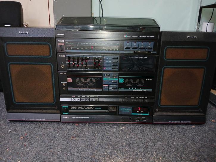Philips FCD-462 Compact Disc Midi Systeem, Audio, Tv en Foto, Radio's, Gebruikt, Radio, Met cd-speler, Ophalen of Verzenden