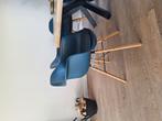 Eetkamerstoelen van karwei, stoelen, Huis en Inrichting, Stoelen, Ophalen, Zo goed als nieuw, Blauw, Vijf, Zes of meer stoelen
