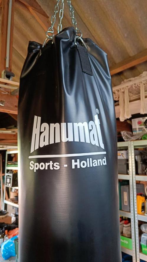 Hanumat Bokszak 150 cm incl ketting en handschoenen, Sport en Fitness, Boksen, Zo goed als nieuw, Bokszak, Ophalen