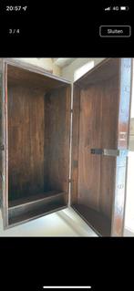 Antieke Houten reiskist, Ophalen