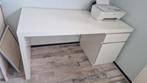 Malm bureau wit, Huis en Inrichting, Bureaus, Ophalen, Zo goed als nieuw