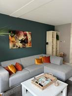 Lichtgrijze hoekbank Troubadour, 270 x 195 x 77 cm, Huis en Inrichting, Ophalen, 250 tot 300 cm, Gebruikt, Hoekbank