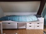 Ikea bed één persoons, Huis en Inrichting, Slaapkamer | Bedden, 90 cm, Gebruikt, Eenpersoons, Wit
