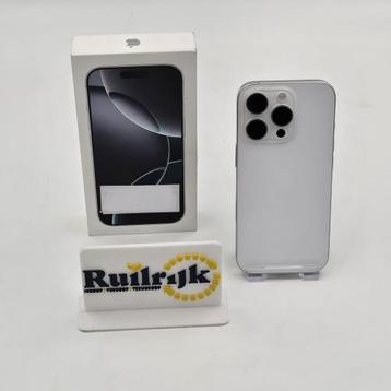 Apple iPhone 16 Pro 128Gb wit - 1 Laadcycli sept 2025 beschikbaar voor biedingen