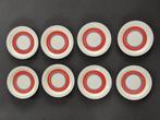 Vintage Poole pottery Borden set van 8, Ophalen