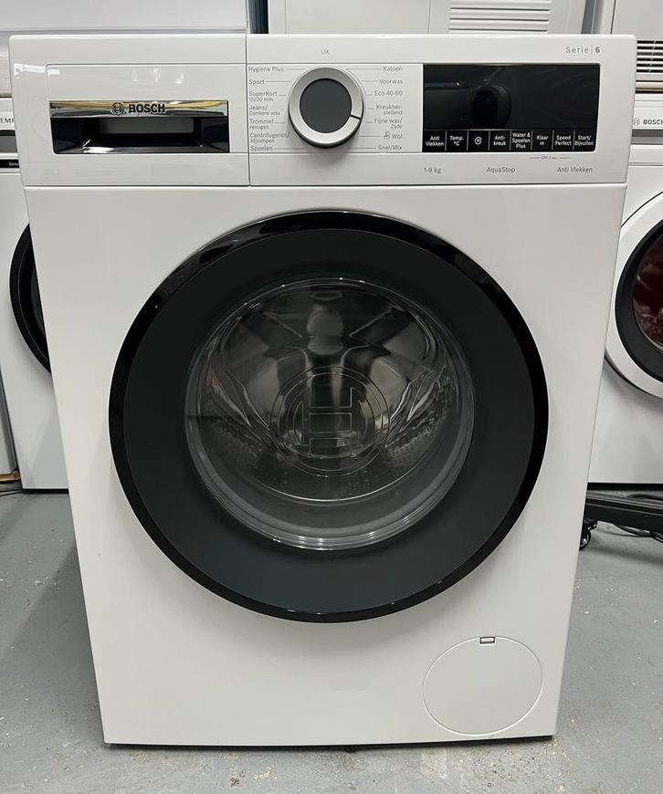 Bosch Serie 6 wasmachine 9KG SpeedPerfect, Witgoed en Apparatuur, Wasmachines, Zo goed als nieuw, Voorlader, 6 tot 8 kg, 85 tot 90 cm