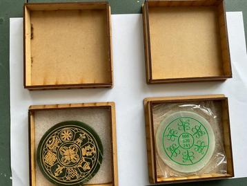 Stenen met helende kracht jade en cellonite beschikbaar voor biedingen