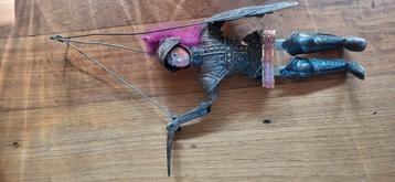 Prachtige antieke Siciliaanse marionet pop. Zilver 800 beschikbaar voor biedingen