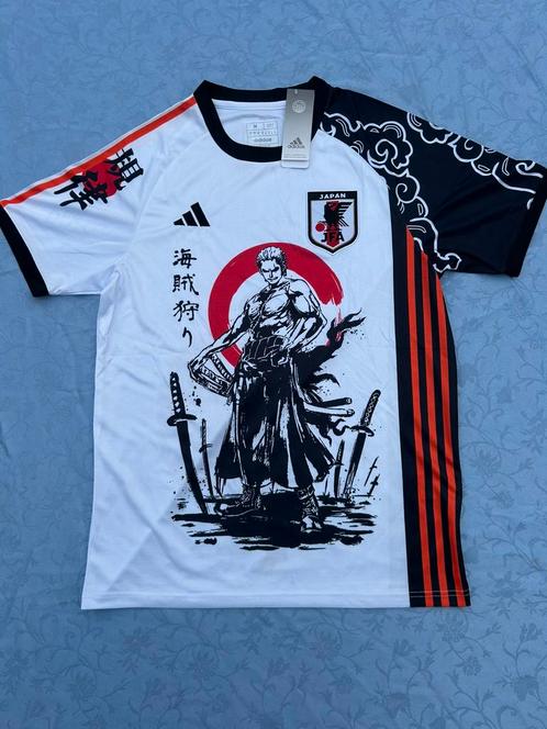 Zoro japan tshirt, Kleding | Heren, T-shirts, Nieuw, Maat 48/50 (M), Wit, Ophalen of Verzenden