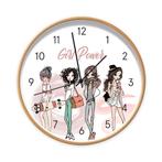 Kinderklok Wandklok Girl Power Dutch Sprinkles, Info@dutchsprinkles.nl, Ophalen of Verzenden, Dutch Sprinkles, Klok