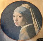 Vloerkleed 'Meisje met de Parel' - 145cm Doorsnee, Ophalen of Verzenden, Zo goed als nieuw, Kleed of Kussen