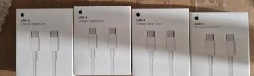 4x Originele Apple USB-C Lightning Kabel 2m - Nieuw! beschikbaar voor biedingen
