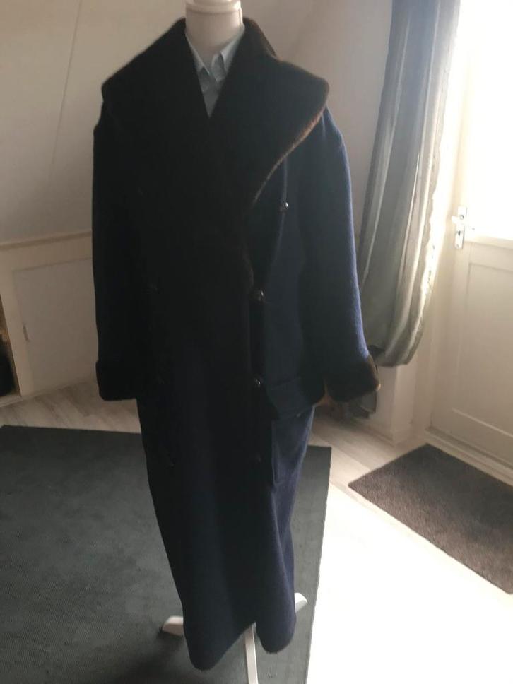 Maxi alpalcawollen winterjas Part Two maat 40, Kleding | Dames, Jassen | Winter, Zo goed als nieuw, Maat 38/40 (M), Zwart, Ophalen of Verzenden