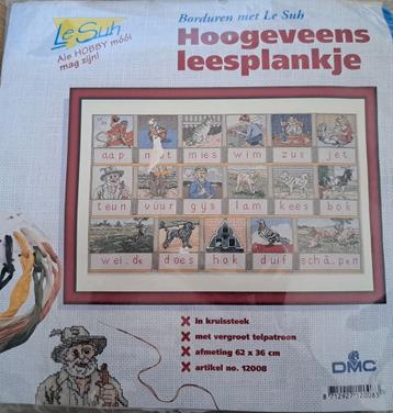 Borduurpakket Hoogeveens Leesplankje - Le Suh beschikbaar voor biedingen