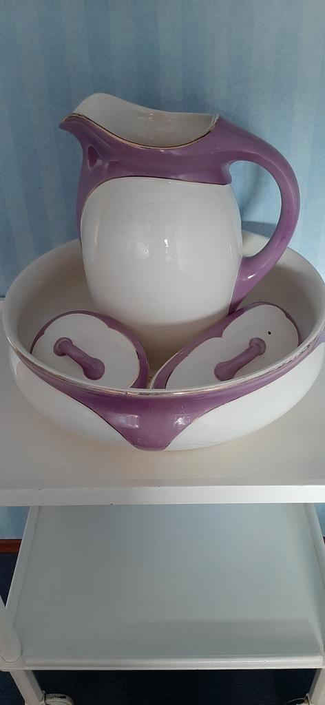 Antiek lampetstel art deco Maastrichts aardewerk, Antiek en Kunst, Antiek | Keramiek en Aardewerk, Ophalen