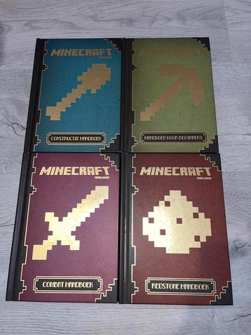 Minecraft complete set handboeken (als nieuw!) beschikbaar voor biedingen