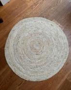 Rieten / rotan vloerkleed - rond model - lichtgekleurd, Huis en Inrichting, Stoffering | Tapijten en Kleden, Ophalen