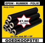 EPDM rubberfolie A-merk v.a.  €7,50 m² excl., Nieuw, Dakleer, Ophalen