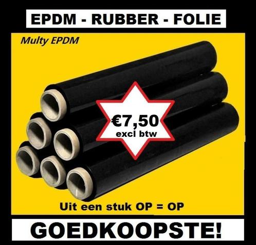 EPDM rubberfolie A-merk v.a.  €7,50 m² excl., Doe-het-zelf en Verbouw, Dakpannen en Dakbedekking, Nieuw, Dakleer, Ophalen