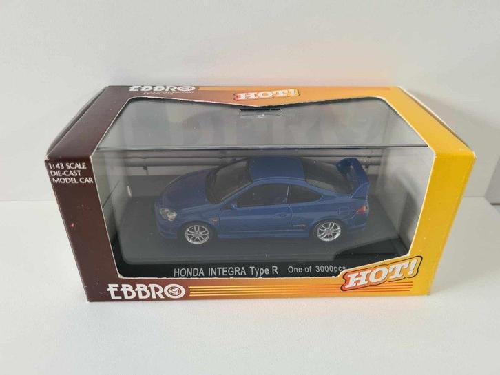 1/43 Honda Integra Type R '01 Blue (L.E.) ** NIEUW **, Hobby en Vrije tijd, Modelauto's | 1:43, Nieuw, Auto, Overige merken, Ophalen of Verzenden
