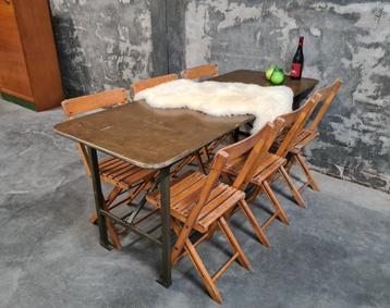 Partij vintage U.S.A. leger klaptafels / legertafels  ARMY beschikbaar voor biedingen
