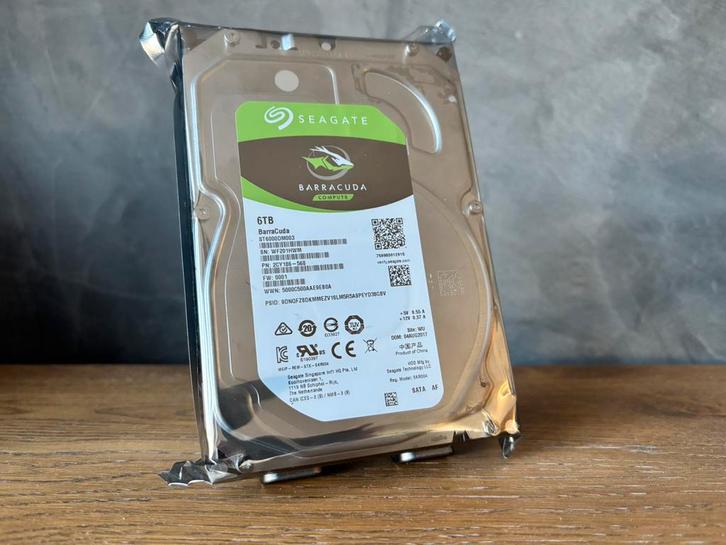 6TB Seagate Barracuda Harde Schijf, Computers en Software, Harde schijven, Zo goed als nieuw, Desktop, Intern, HDD, SATA, Ophalen of Verzenden