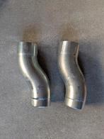 2x Sprongstuk zink 80mm sprong 60mm, Afvoer, Nieuw, Ophalen of Verzenden, Zink