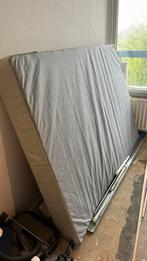 IKEA Bed + nieuwe bodems + nieuwe matras, Huis en Inrichting, Slaapkamer | Bedden, Ophalen of Verzenden, 140 cm, Wit, Zo goed als nieuw
