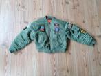 Piloten jas, geschatte maat 152, flight jacket, Ophalen of Verzenden, Zo goed als nieuw, Meisje, Jas