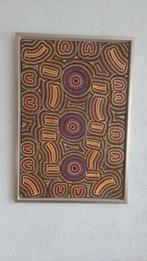 Aboriginal art schilderij, Antiek en Kunst, Ophalen