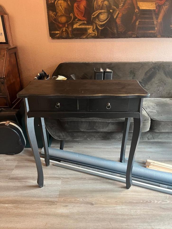 Side table, Huis en Inrichting, Tafels | Sidetables, Gebruikt, 25 tot 50 cm, 50 tot 100 cm, Rechthoekig, Overige houtsoorten, Ophalen