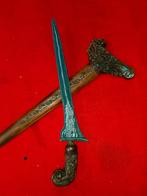 Antieke Keris Madura Tilam Upih Pamor Pancuran Mas SUY04, Verzenden