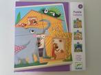 Puzzel Djeco, hout, 3 niveaus, Kinderen en Baby's, Speelgoed | Kinderpuzzels, 2 tot 4 jaar, Gebruikt, Ophalen of Verzenden, Van hout