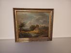 Schilderij met huisje en schaapjes - J Kooiman CZ, Ophalen