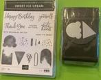 Bundel Sweet Ice Cream Stempelset + Pons Stampin Up Nieuw, Hobby en Vrije tijd, Knutselen, Ophalen of Verzenden, Nieuw, Gereedschap of Toebehoren