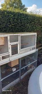 Broedkooien 2 stuks, Dieren en Toebehoren, Vogels | Hokken en Kooien, Ophalen, Gebruikt, Aluminium, Broedkooi of Kweekkooi