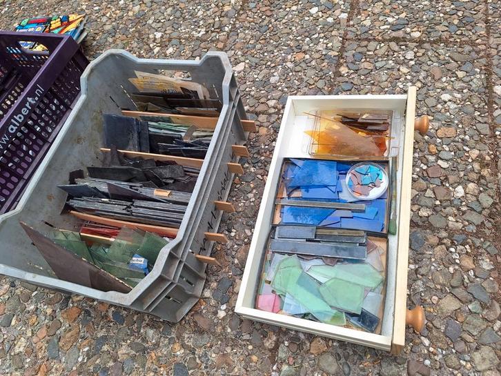 Glas in lood gekleurd glas mozaiek fusing brandschilder, Hobby en Vrije tijd, Overige Hobby en Vrije tijd, Zo goed als nieuw, Ophalen