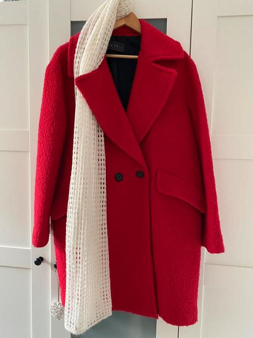 Voor/najaarsmantel esprit xl, Kleding | Dames, Jassen | Winter, Zo goed als nieuw, Maat 42/44 (L), Rood, Ophalen of Verzenden