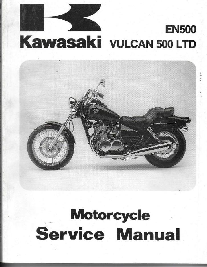 Kawasaki EN500 Vulcan 500 LTD Service manual (7138z), Motoren, Handleidingen en Instructieboekjes, Kawasaki, Verzenden