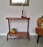 Vintage bijzettafel  - stereotafel - plantentafel, Ophalen, Minder dan 55 cm, Gebruikt, Vintage