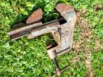Bankschroef, bekgrootte 5,5 cm, Doe-het-zelf en Verbouw, Gereedschap | Handgereedschap, Ophalen, Gebruikt