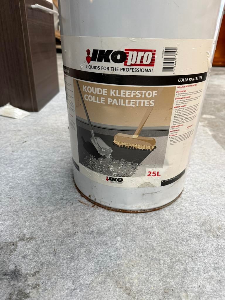 🔥🔥🔥🔥Iko Pro Koude Kleefstof 25L, Overige materialen, Nieuw, 15 m² of meer, Vloerisolatie
