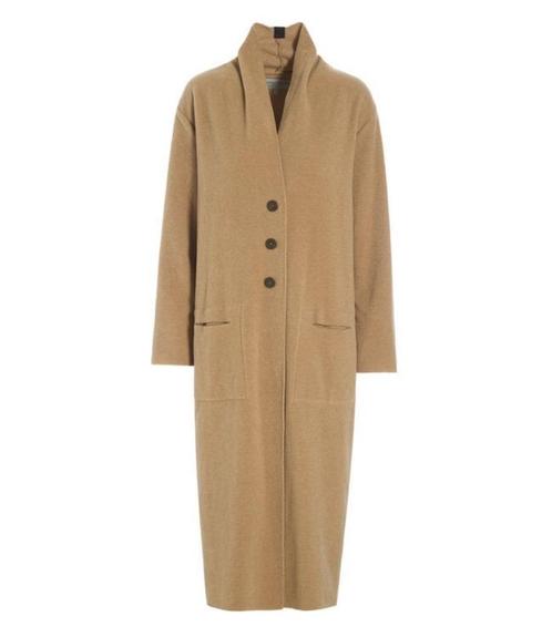 NIEUW! Henriette Steffensen lang vest (tussen)jas camel S, Kleding | Dames, Jassen | Winter, Nieuw, Maat 36 (S), Bruin, Verzenden