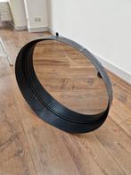 Zwarte ronde badkamerspiegel, Ophalen, Minder dan 50 cm, Gebruikt, Rond