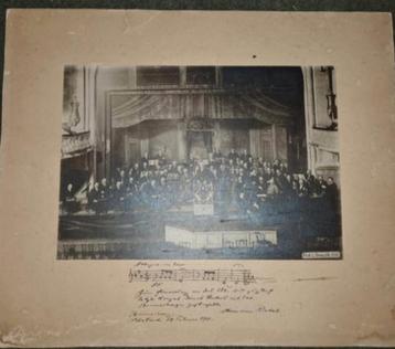 Zeldzame gesigneerde foto Hermann Riedel door L. Demuth 1911 beschikbaar voor biedingen