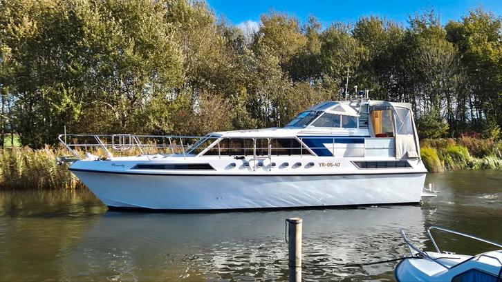 Broom Ocean 42 bj 1990 geschikt voor permanente bewoning, Watersport en Boten, Motorboten en Motorjachten, Zo goed als nieuw, Polyester