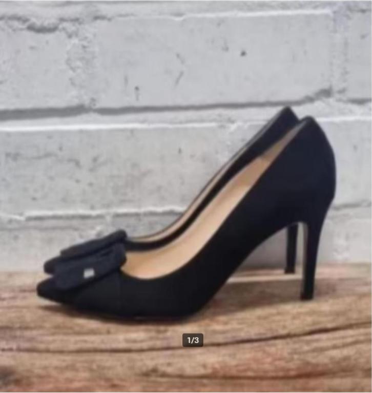 March23 - Suedeleren pumps maat 38 - Als nieuw - March 23, Kleding | Dames, Schoenen, Nieuw, Pumps, Zwart, Ophalen of Verzenden